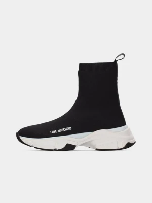 Sneakersy wysokie LOVE MOSCHINO czarny