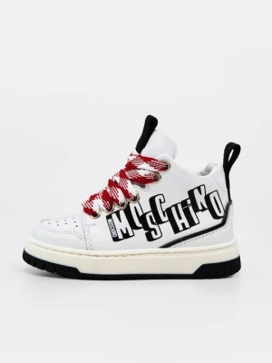 Sneakersy wysokie MOSCHINO biały