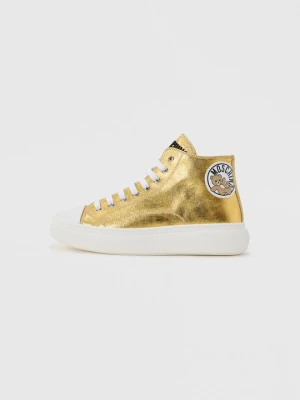 Sneakersy wysokie MOSCHINO czarny melanż