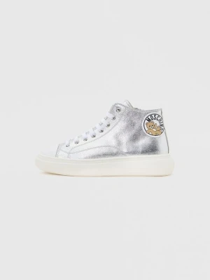 Sneakersy wysokie MOSCHINO złoty