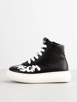 Sneakersy wysokie MSGM czarny