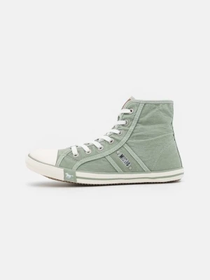Sneakersy wysokie Mustang zielony