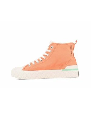 Sneakersy wysokie Palladium pomarańczowy