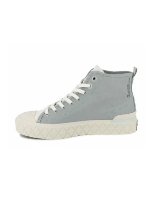 Sneakersy wysokie Palladium jasnozielony melanż