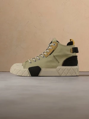 Sneakersy wysokie Palladium piaskowy