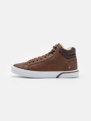 Sneakersy wysokie Pier One By Zalando koniakowy