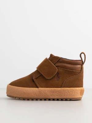 Sneakersy wysokie Polo Ralph Lauren koniakowy