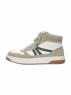 Sneakersy wysokie PULL&BEAR biały
