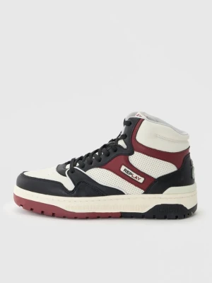 Sneakersy wysokie Replay bordowy