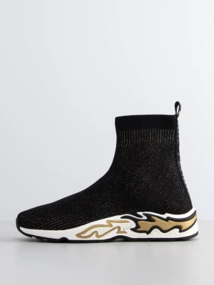 Sneakersy wysokie Sandro czarny