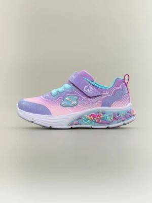 Sneakersy wysokie Skechers liliowy