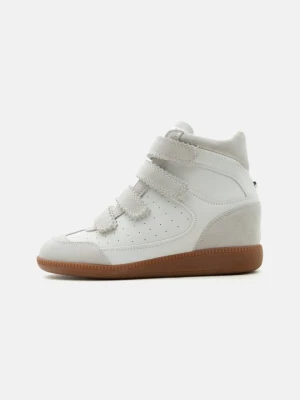Sneakersy wysokie Steve Madden biały