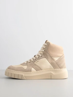 Sneakersy wysokie Steven New York beżowy