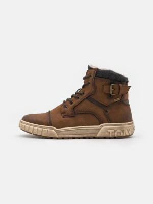 Sneakersy wysokie Tom Tailor brązowy