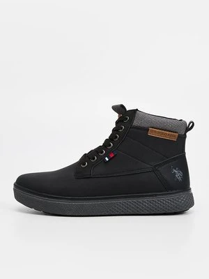 Sneakersy wysokie U.S. POLO ASSN. czarny
