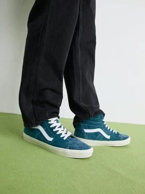 Sneakersy wysokie Vans ciemnozielony