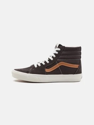 Sneakersy wysokie Vans ciemnobrązowy