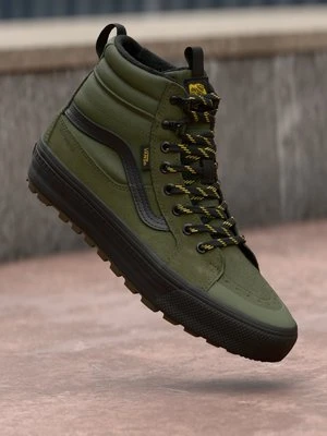 Sneakersy wysokie Vans zielony