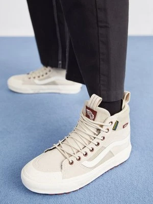 Sneakersy wysokie Vans beżowy