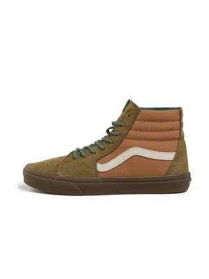 Sneakersy wysokie Vans ciemnobrązowy