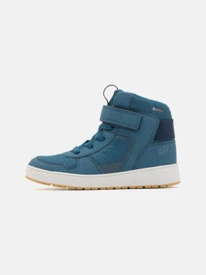 Sneakersy wysokie Viking nakrapiana petrol