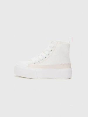 Sneakersy wysokie YOURTURN mleczny