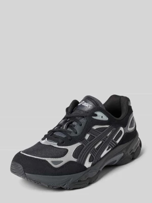 Sneakersy z amortyzującą profilowaną podeszwą model 'GEL-NYC 2.0' Asics Metaliczny czarny
