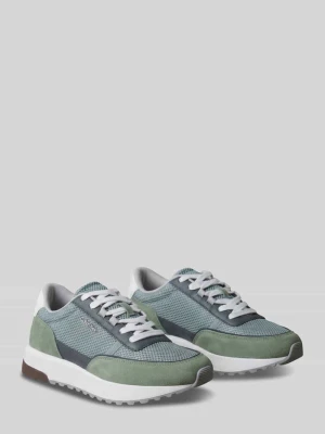 sneakersy z aplikacją z logo Calvin Klein Jasnozielony