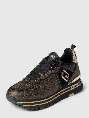 Sneakersy z aplikacją z logo model ‘MAXI WONDER’ Liu Jo