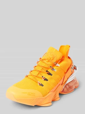 Sneakersy z aplikacją z logo model ‘TIGER ATTACK’ PLEIN SPORT