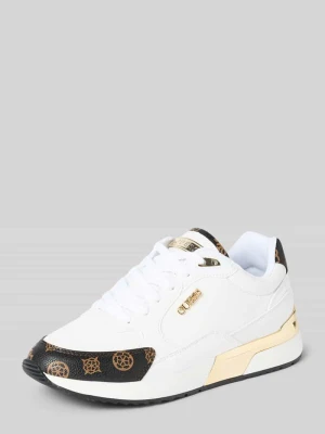 Sneakersy z aplikacjami z logo model ‘MOXEA’ Guess