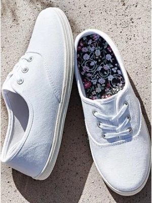 Sneakersy z bawełnianego płótna bonprix