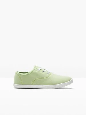 Sneakersy z bawełnianego płótna bonprix