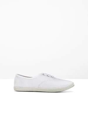 Sneakersy z bawełnianego płótna bonprix