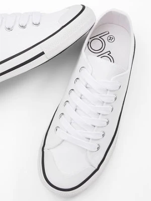 Sneakersy z bawełnianej kanwy bonprix