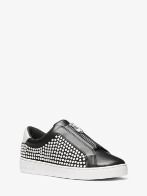Sneakersy z ćwiekami i zapięciem na zamek Keaton Michael Kors CZARNY (Czarny)
