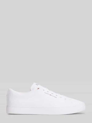 Sneakersy z czystej bawełny z wyhaftowanym logo Tommy Hilfiger