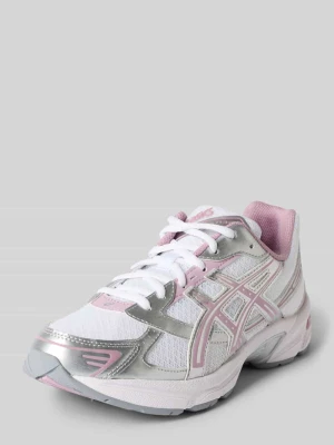 sneakersy z detal z logo Asics Biały