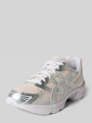 sneakersy z detal z logo Asics Biały