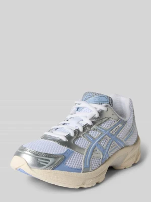 sneakersy z detal z logo Asics Biały