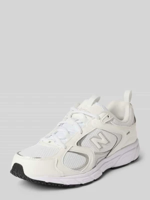 Sneakersy z detal z logo model '408' New Balance Biały