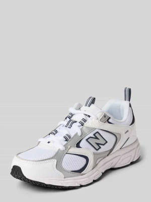 Sneakersy z detal z logo model '408' New Balance Biały