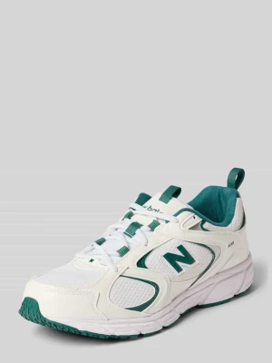 Sneakersy z detal z logo model '408' New Balance Biały