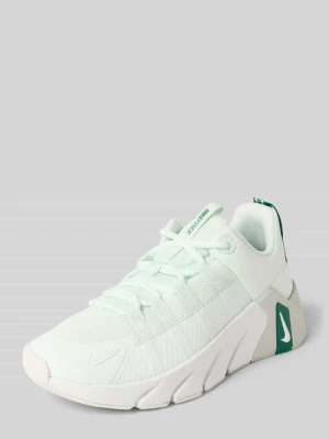 Sneakersy z detal z logo model 'Metcon' Nike Jasnozielony