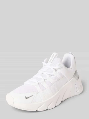 Sneakersy z detal z logo model 'Metcon' Nike Biały