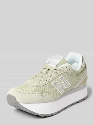 sneakersy z detal z logo New Balance Oliwkowy