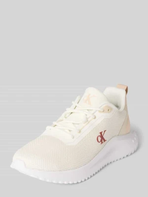 Sneakersy z detalami z logo Calvin Klein Jeans