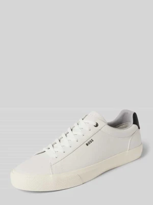 Sneakersy z detalami z logo model ‘Aiden’ Boss