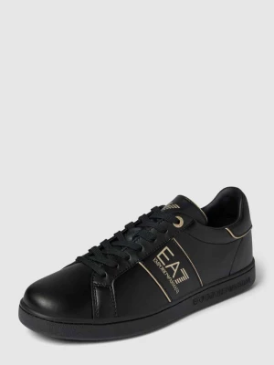Sneakersy z detalami z logo model ‘CLASSIC’ EA7 Emporio Armani