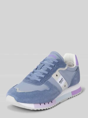 Sneakersy z detalami z logo model ‘MELROSE02’ Blauer USA